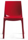 kunststofstoel cologna hoogglans rood