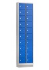 Mini locker 20 deuren grijs/blauw|VDB Kantoortotaal