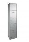 Lockerkast SHC 5 deurs Aluminium|VDB Kantoortotaal