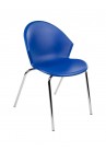 Kantinestoel SMILE kleur Blauw|VDB Kantoortotaal