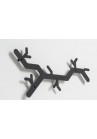Tree hooked van Esch zwart|VDB Kantoortotaal